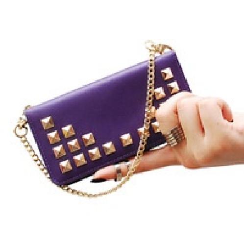 Gaze Diamond Stude leather mobile case   